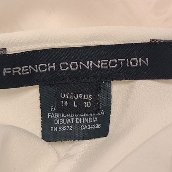 French Connection Chante Lace Minidress size 10 bridal shower bachelorette - Picture 10 of 14